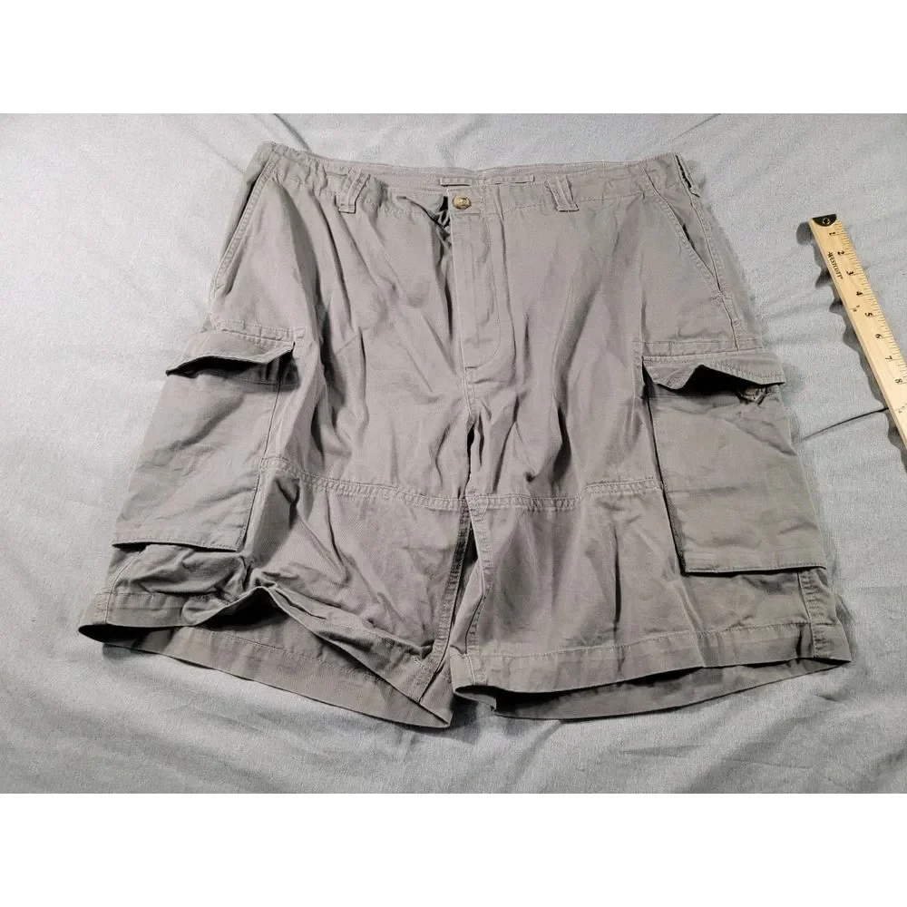 Polo Ralph Lauren Shorts 40x9 Gray Cargo Relaxed Fit Pockets Outdoor Utility‎